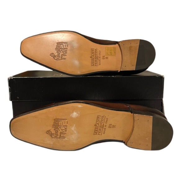 Mercanti Fiorentini Dark Brown Leather Oxfords
